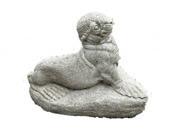 A Cast Stone Seal Fountainhead