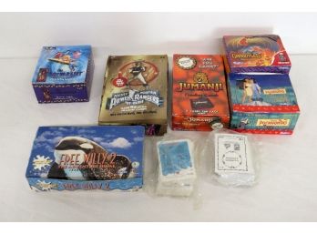 Misc. Boxes Of Trading Cards, Gargoyles, Pocohantas, Jumanji, Etc.