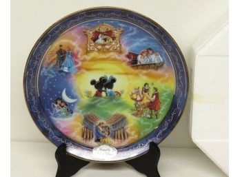 'Happily Ever After' No. 463A Bradford Exchange Disney Plate In Box W/Orig Certificate Of Authenticity