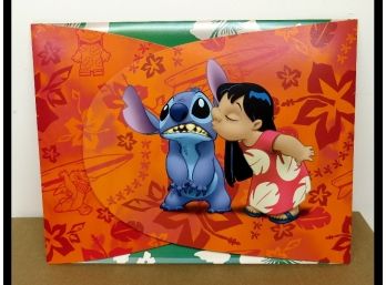 Lilo & Stitch Disney Group Of 4 Film Lithographic Cells In Original Sleeve - Bright & Colorful