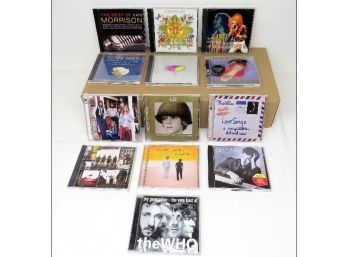 Lot Of 13 Classic 1960's-80's Rock & Roll CD's - Yes, Van Morrison, Billy Joel, U2, Phil Collins, Journey, Etc