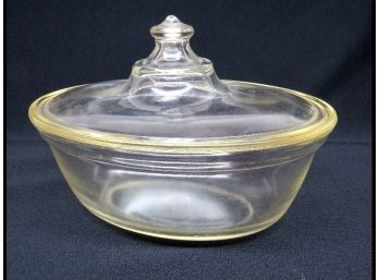 Original C.1920 Pyrex Oval Covered Casserole No. 194 - First Of Its Kind