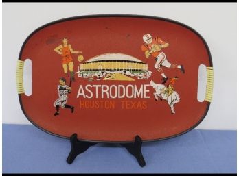 Vintage 1960's Era Old Houston Astrodome Platter - Remember Those Days?