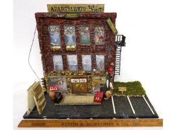 'Apartments For Rent' Diorama Artist Sculpture Need A Place To Rent In Your Neighborhood? Find One Here!