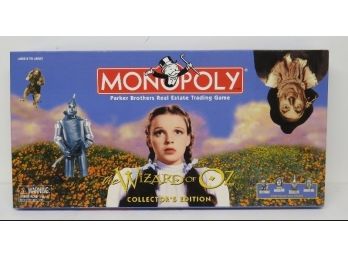 Wizard Of Oz Collectors Edition Monopoly Game - Game Pieces Still Sealed - Complete