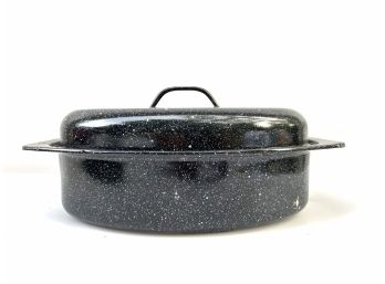 Speckled Enamelware Roasting Pan