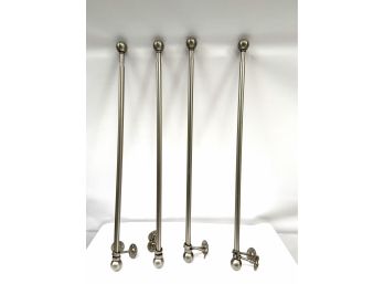 Group Of (4) Curtain Rods