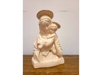 Religious Sculpture - Mother Mary And Baby Jesus