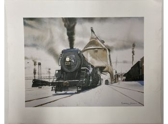 (3) Steven Gryen Locomotive Prints
