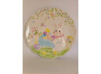 Hand Painted Decorative Easter Dish