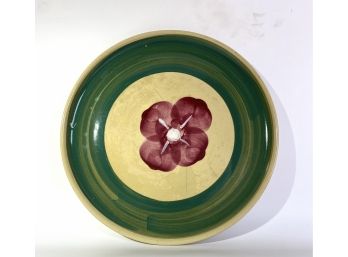 Hand Painted Pottery Plate By Watt