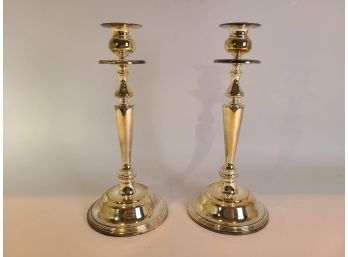 International Silver Company- Silver Plated Candle Sticks