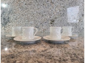 Ginori  White Espresso Cup Set