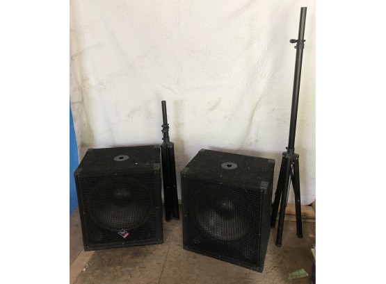 NADY Gig Speakers With Stands