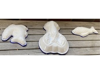 Three Ceramic Molds
