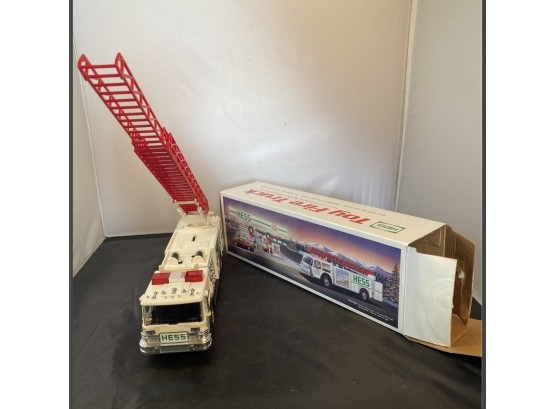 Hess Toy Fire Truck With Dual Sound Siren In Original Box
