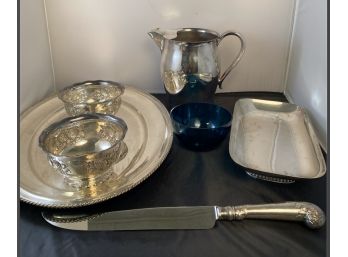 7 Piece Silver Plated  Serving Set