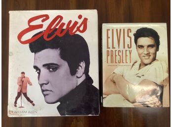 Lot Of 2 Hardcover Pictorial Books Of  ELVIS PRESLEY.