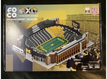 FOCO Brand Michigan Football Stadium Lego Set.