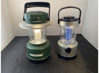 Two Very Nice Lanterns In Working Condition One Small And One Medium