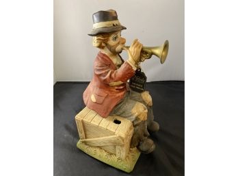 Melody In Motion Hand Painted Bisque Porcelain Battery Oper Figurine Works!