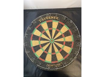 Black Green And Red Dart Board