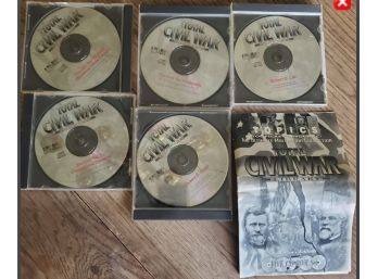 Total Civil War Library Five CD ROM Set With Booklet