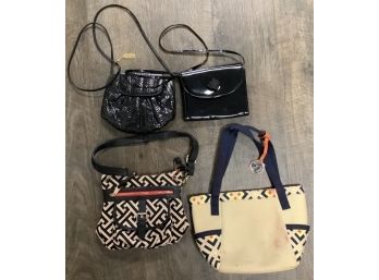 Lot Of 4 Ladies Handbags. Brands Include Spartina, Clemente And Sassy