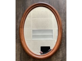 Vintage Hitchcock Solid Wood Mirror. Marked Hitchcock On The Back. View Photos.