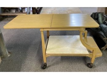 Mid Century Folding Table - Side Or End Table. Great As A Dinner Table For 1 Or 2 People !