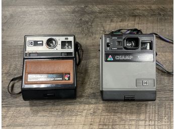 Two Vintage Kodak Instant Cameras
