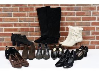 Collection Of Ladies Boots And Shoes (Size 8.5)