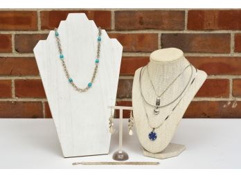 Collection Of Assorted Sterling Silver Jewelry