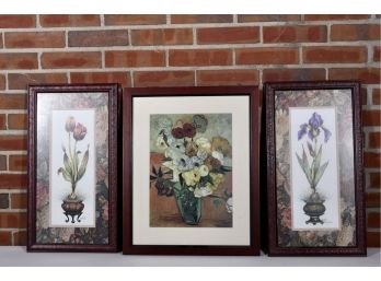 Three Decorative Framed Pictures