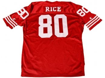 Jerry Rice #80 NFL Starter Authentic Mesh San Francisco 49ers Mesh Jersey