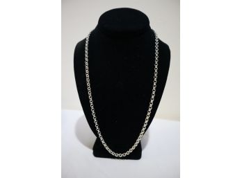 925 Sterling Silver Chain Necklace 24'