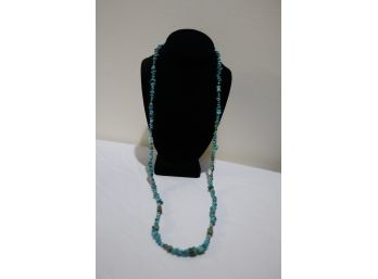 925 Sterling Silver With Turquoise Necklace Signed Carolyn Pollack Relios
