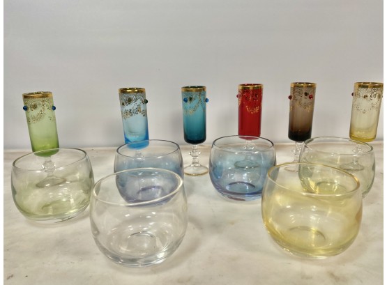 Vintage Set Of Liquor Glasses - 12 Pieces
