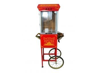 Theatre Popcorn Machine With Cart - New Unused
