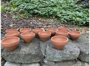 Terracotta Herb Pots - Set Of 12