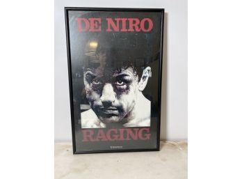 Vintage Raging Bull , United Artist Framed Movie Poster