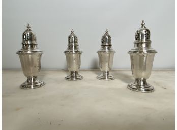 Gorham Sterling Silver Salt & Pepper Shakers - Set Of 4
