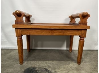 Mahogany Bench/Side Table