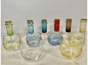 Vintage Set Of Liquor Glasses - 12 Pieces
