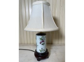 Mini Porcelain Floral Table Lamp
