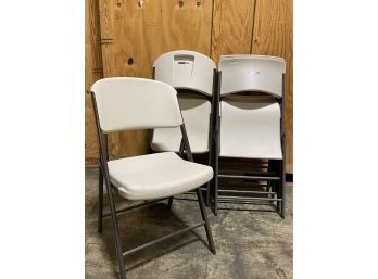 Lifetime Commercial Grade Folding Chairs - Set Of 8