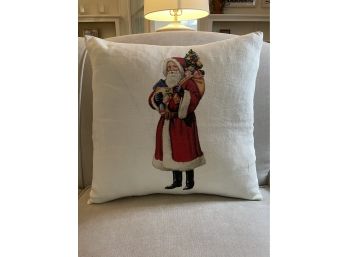 Santa Claus Ox Bow Decor Pillow - Brand New (WAYLAND MA)