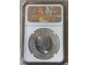 2018 P Australia S $1 Kangaroo MS 69 NGC Silver Bullion Coin (WESTON CT)