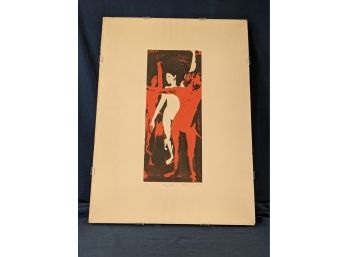Pencil Signed Bruce Engelson Numbered 33/67 And Titled 'Mazurha' Lithograph