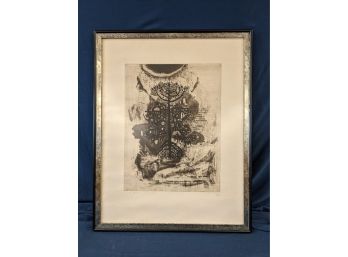Aryeh Rothman Etching 'Tree Of Life' Pencil Signed And Numbered 11/30